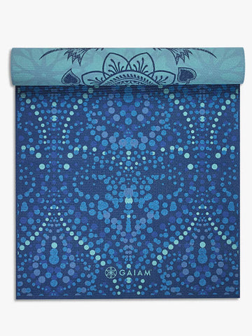 Gaiam Reversible Mystic Sky Yoga Mat 6mm
